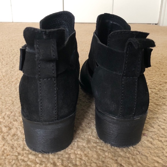 H&M genuine suede ankle boots buckle - Picture 2 of 6